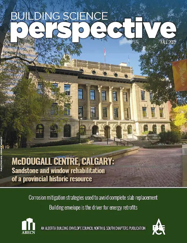 Cover of the Spring 2021 Building Science Perspective publication