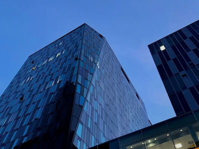 Buildings against the sky